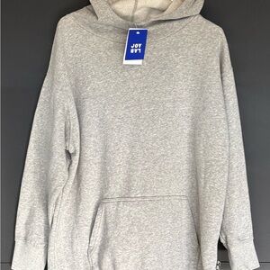 ⭐️ JoyLab Men's Light Gray Crewneck Hoodie Size M